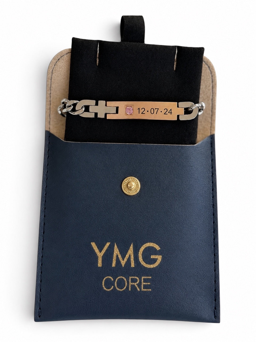 Personalized Bar Bracelet in Stainless Steel