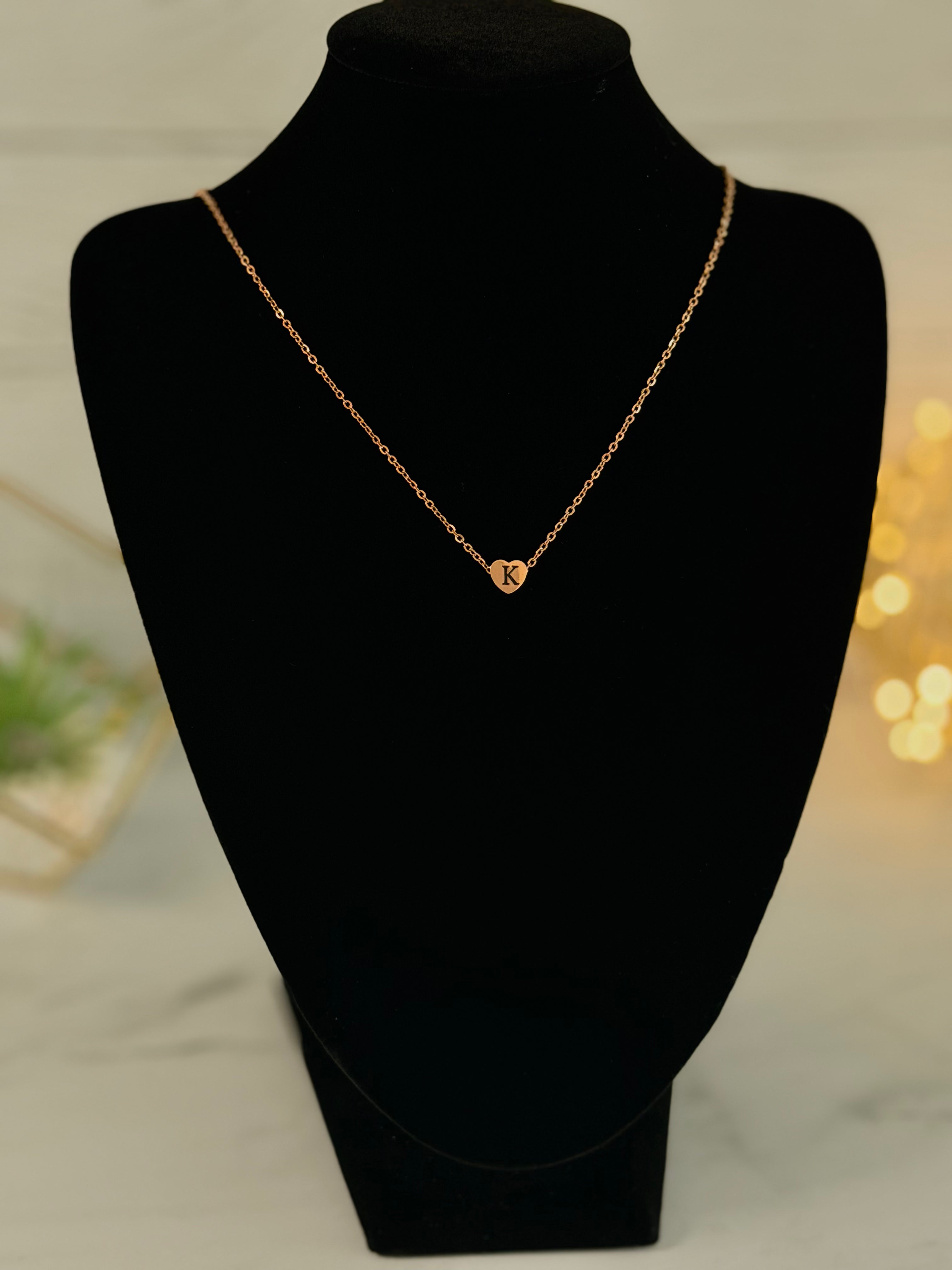 Minimalist Heart Necklace in Premium 316L Stainless Steel
