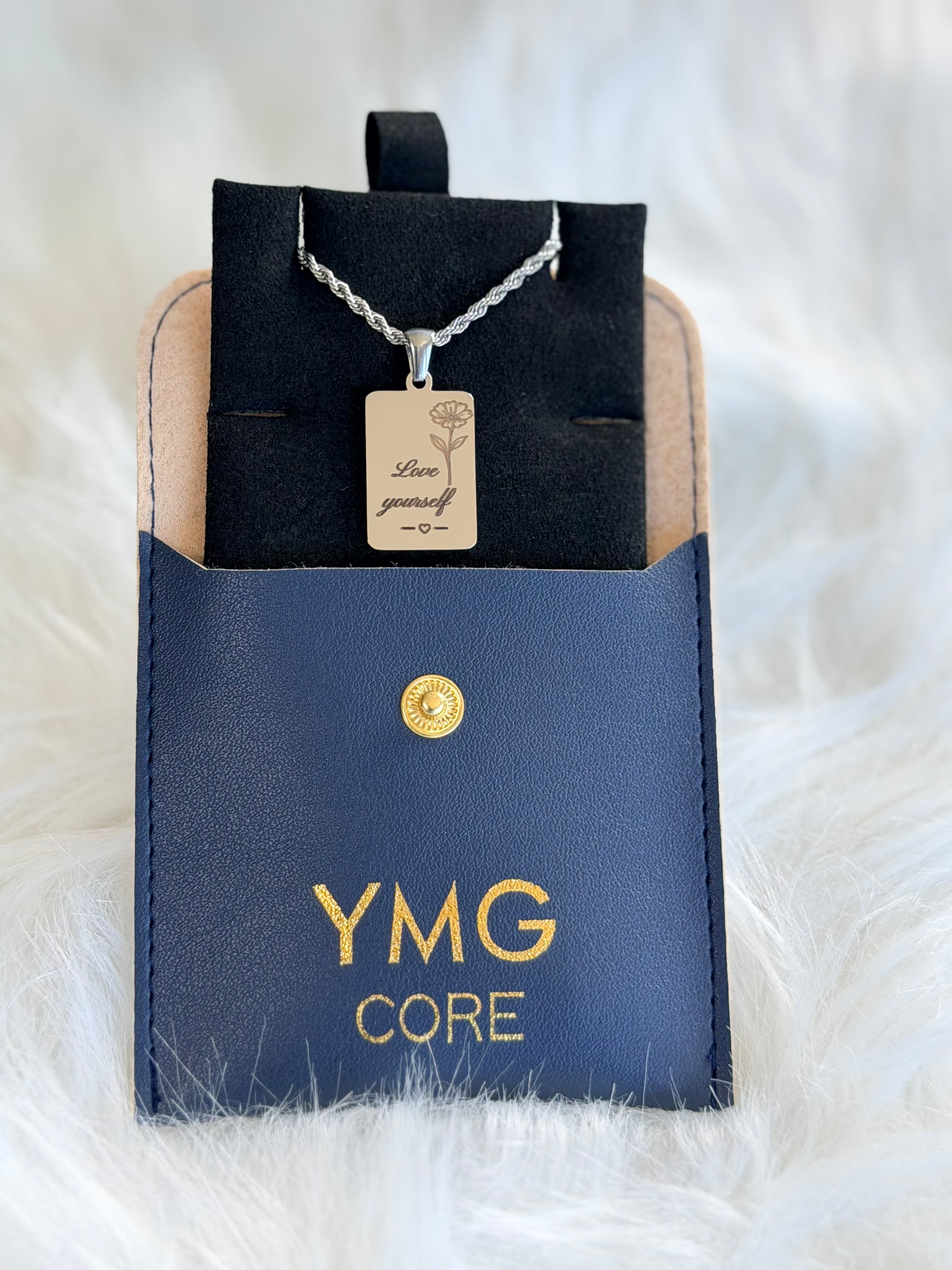 Love Yourself Necklace in Stainless Steel